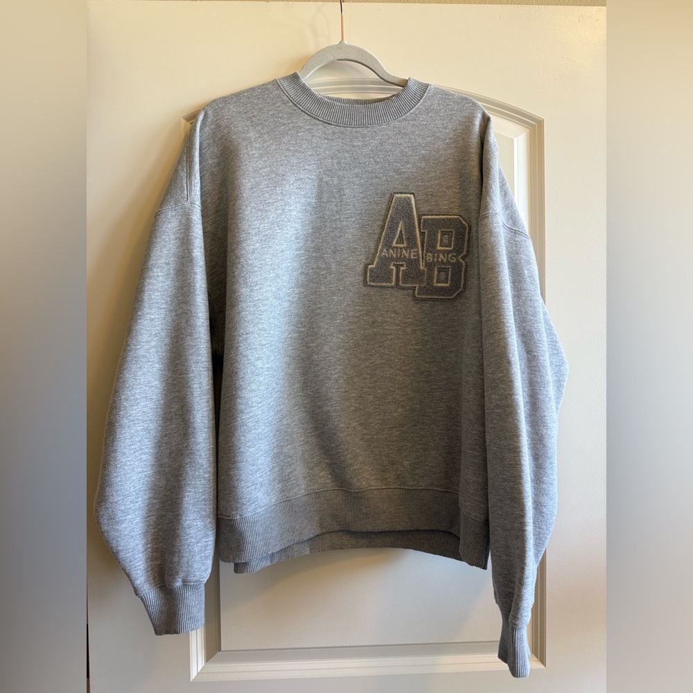 Anine Bing MILES OVERSIZED SWEATSHIRT LETTERMAN small
